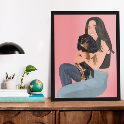 Handcrafted Family Portrait Art