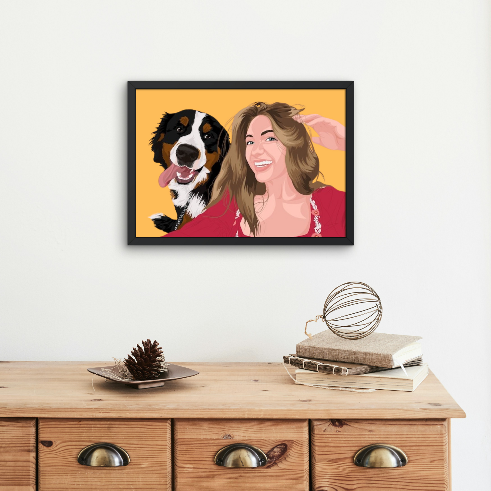 Handcrafted Family Portrait Art