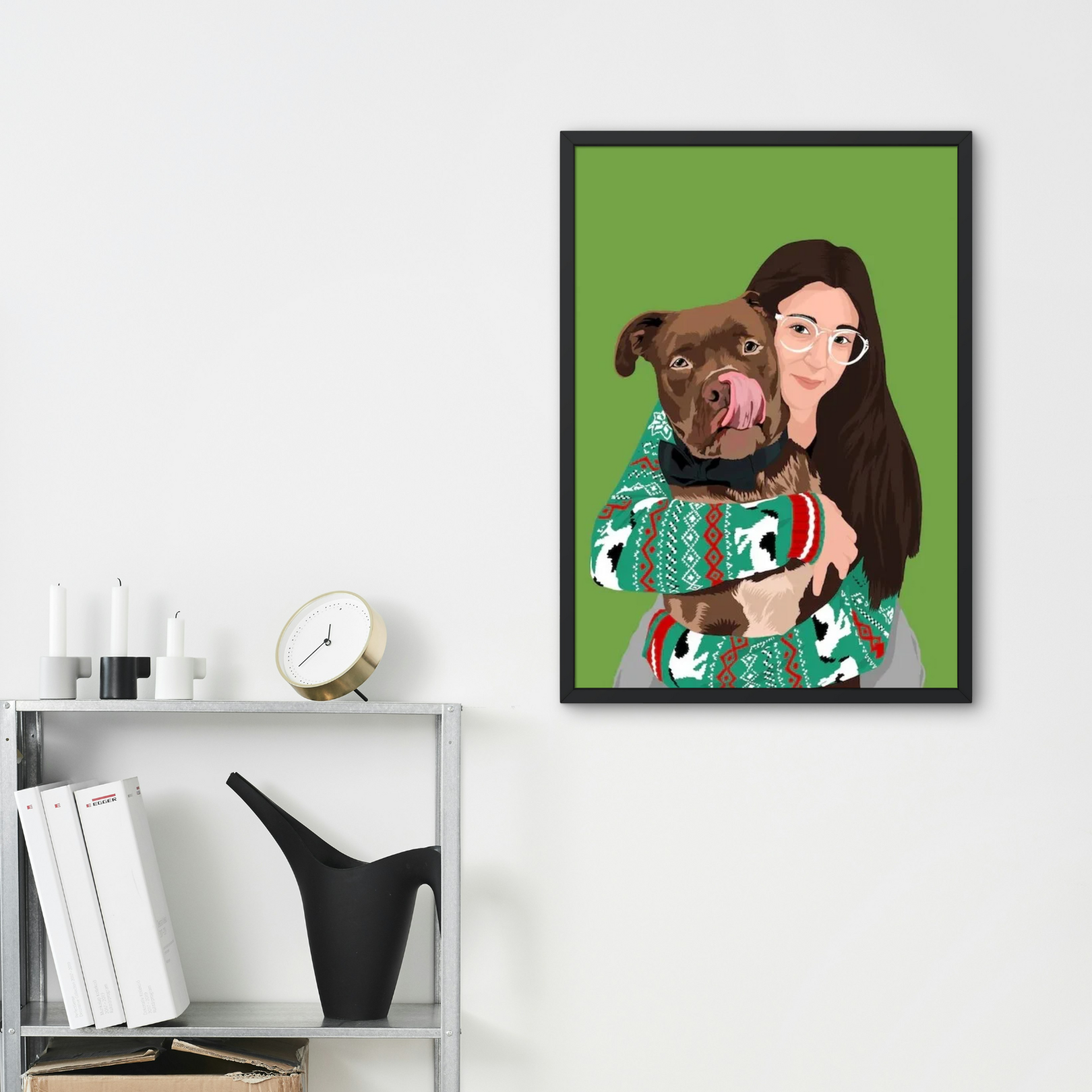 Handcrafted Family Portrait Art