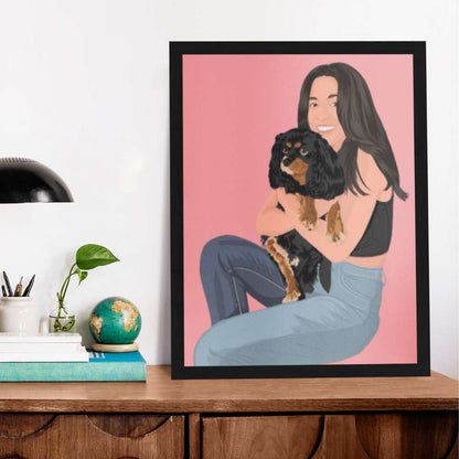 Handcrafted Family Portrait Art
