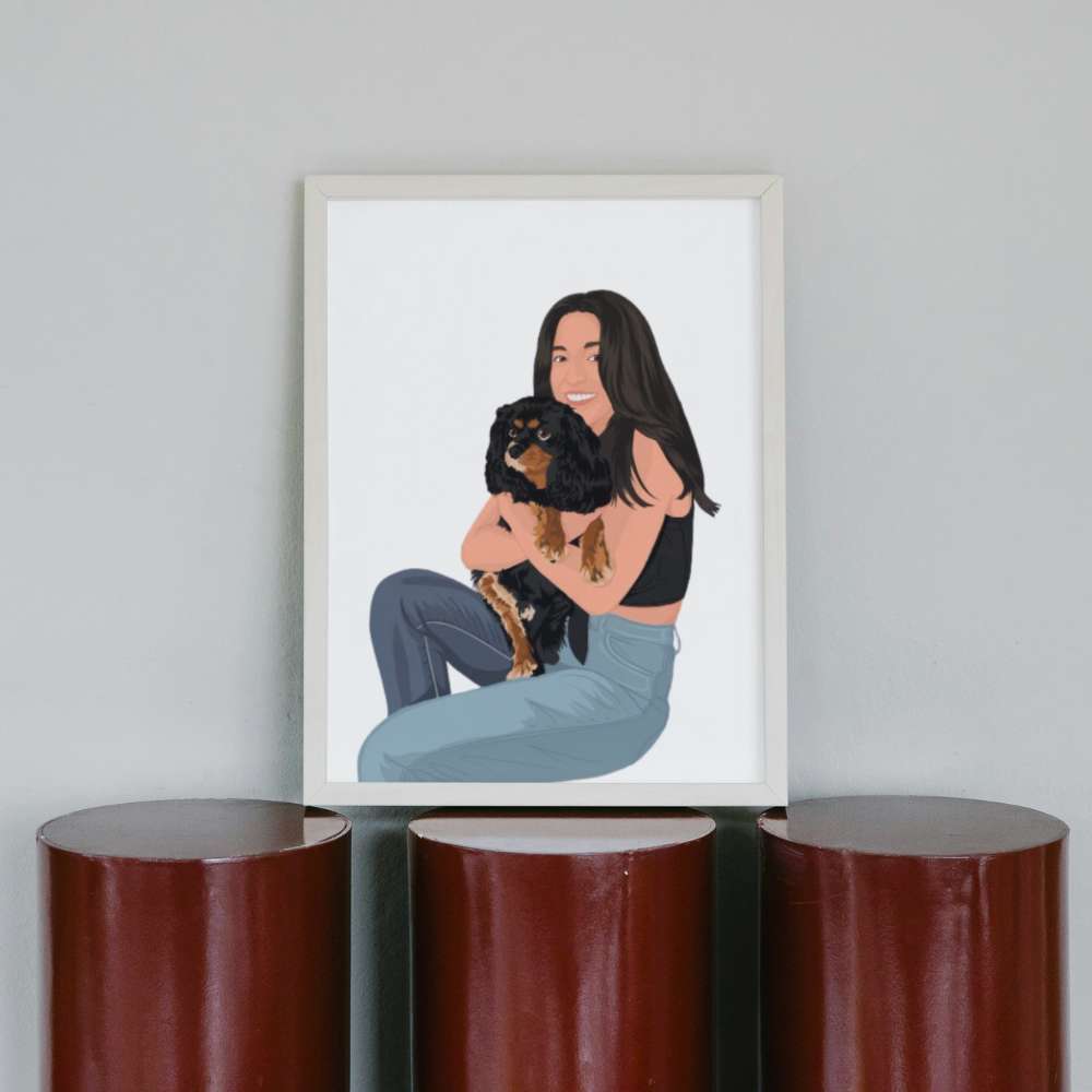 Handcrafted Family Portrait Art